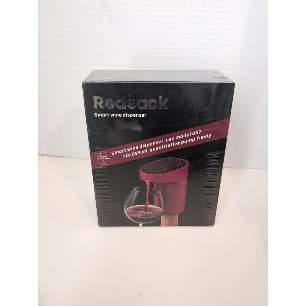 Redsack Wine Dispenser Electric Decanter Aerator Whiskey Pourer Pump WHITE Rare‎